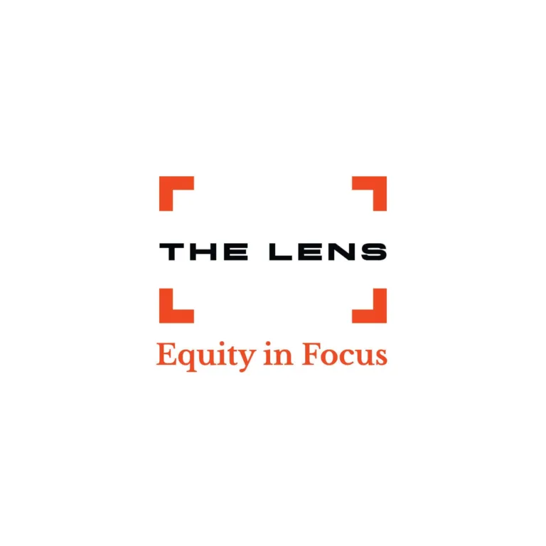 logo for THE LENS, Equity in Focus